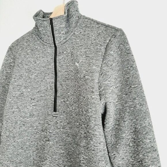 PUMA Warm Cell 1/4 Zip Mock Neck Sweatshirt Hi-Low Sz M - Picture 5 of 15